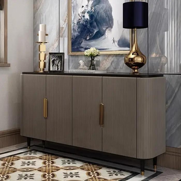 Commode à 3 niveaux pour la pièce, tiroir amovible, étagère de rangement pour chaussures, commode po