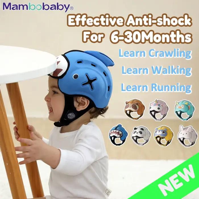 Mambobaby Casque Anti-Choc Safe pour bébé, couvre-chef de protection de tête pour nourrissons, appre