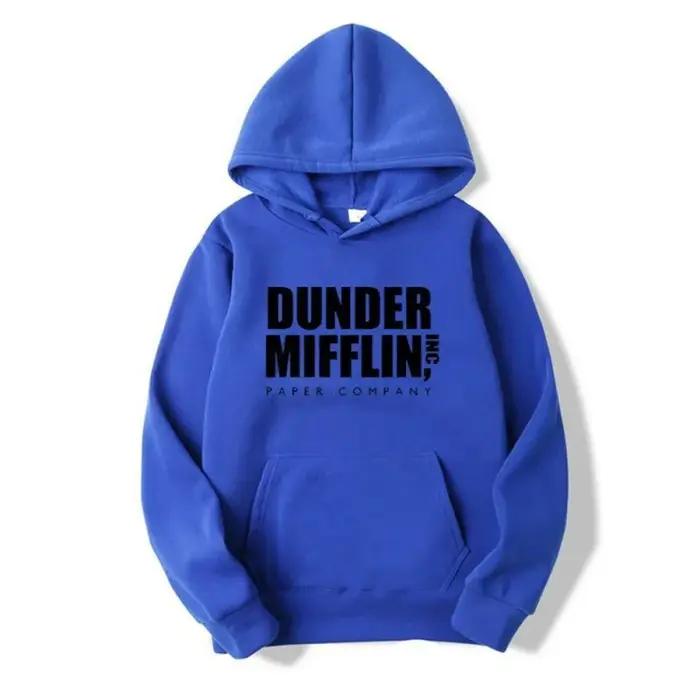 Dunder Mifflin Paper Company Sweat à capuche The Office Sweat-shirt unisexe décontracté à capuche