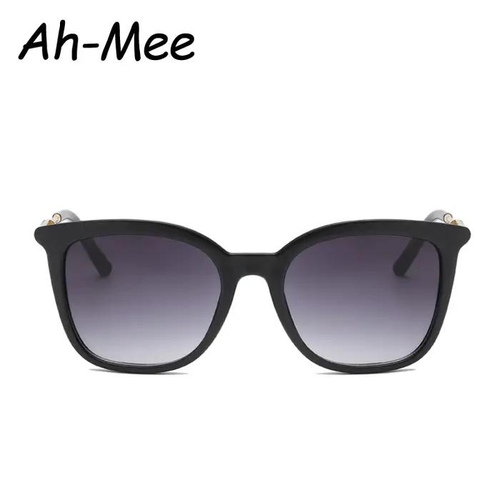 Lunettes de soleil carrées classiques femmes hommes Vintage marque lunettes de soleil cadre en allia
