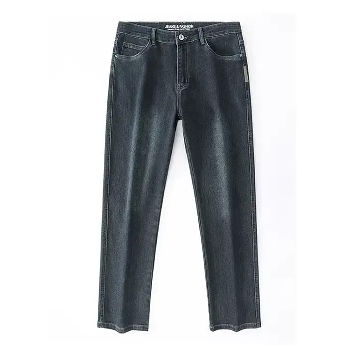 Jean Baggy pour hommes, pantalon en Denim, décontracté, droit, extensible, polyvalent, jambes larges