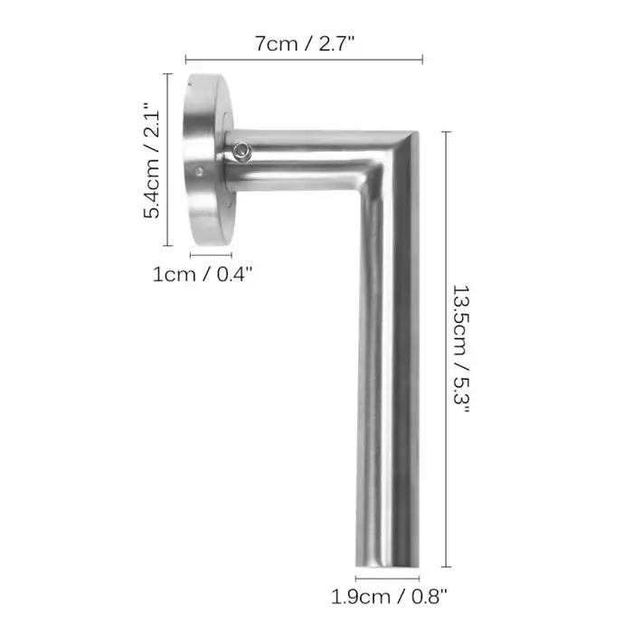 Poignée de porte coulissante moderne élégante pour chambres à coucher et salles de bains accessoires ménagers robustes et durables