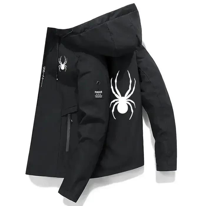 Veste de sport coupe-vent à capuche pour homme 2026 – Manteau d'entraînement extérieur de haute qual