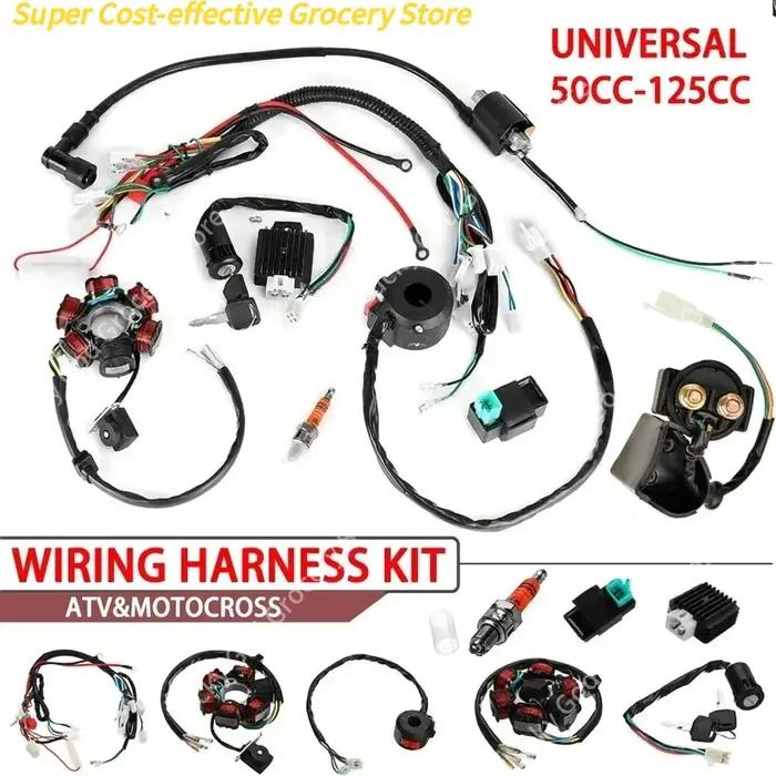 Kit de faisceau de câbles Quad CDI pour 50cc 70cc 90cc 110cc 125cc, démarrage électrique chinois, St