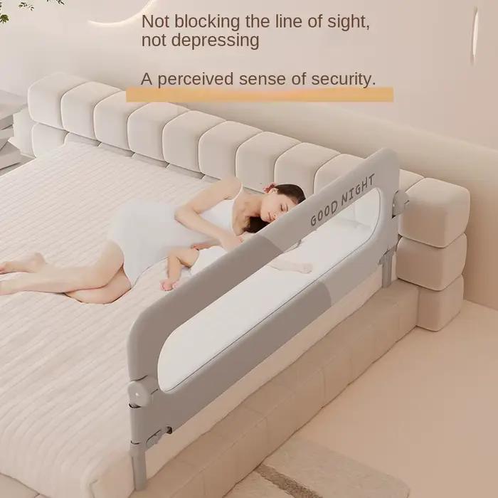 Garde-corps de lit de 80 cm barrière de sécurité pour bébé anti-chute base en forme de U lit entièrement plié rails de sécurité pour chambre à coucher clôture pour bébé occasions spéciales sécurité bébé chambre à coucher