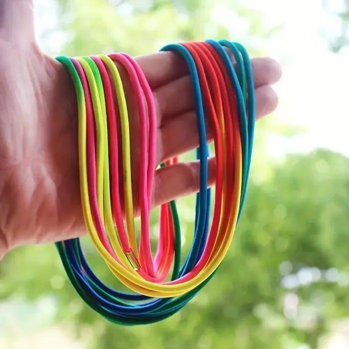 Corde à sauter Super élastique 5-10M, entraînement d'endurance, jouets d'exercice amusants, intérieu