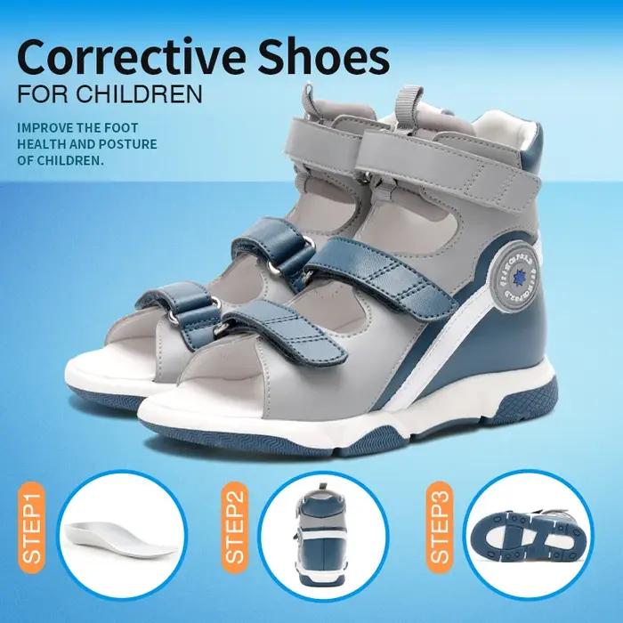 Princepard nouveautés chaussures correctrices pédiatriques respirantes pour les tout-petits sandales