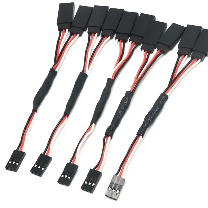 5 pièces 100/150/200/300/500mm RC Servo Y rallonge câble fil de plomb pour RC Servo JR Futaba RC avi