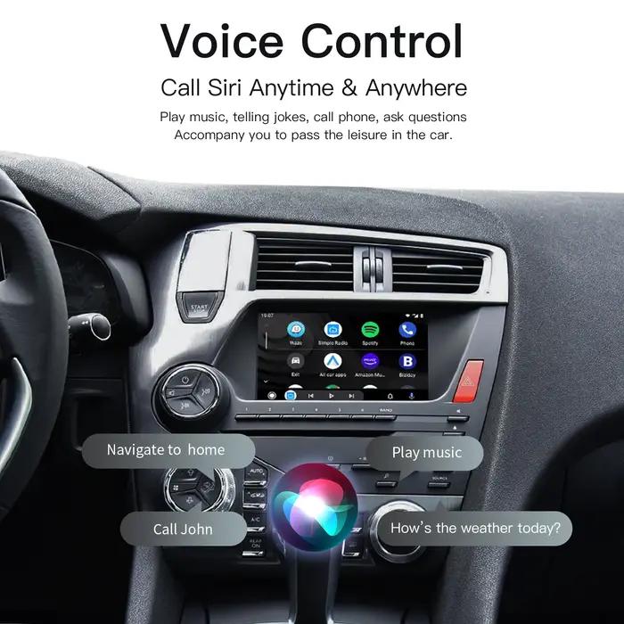 Boîte Carplay sans fil pour Peugeot Citroën SM DS Picasso modèle C4 C5 DS4 DS3 308 508 208 3008 module AirPlay Android Auto pour connectivité audio smartphone sans fil