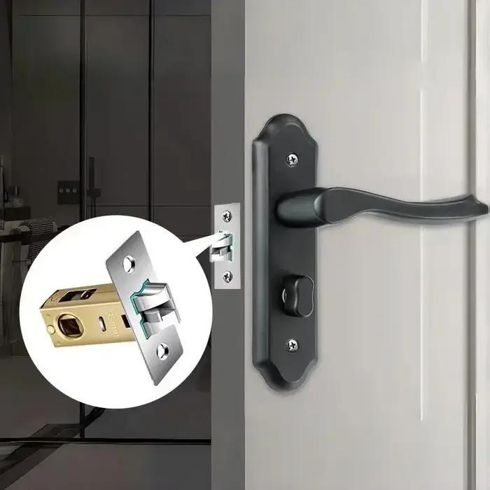 Accessoire de sécurité intérieure sans clé pêne dormant de porte cylindre tubulaire à mortaise pour maison et bureau occasions spéciales