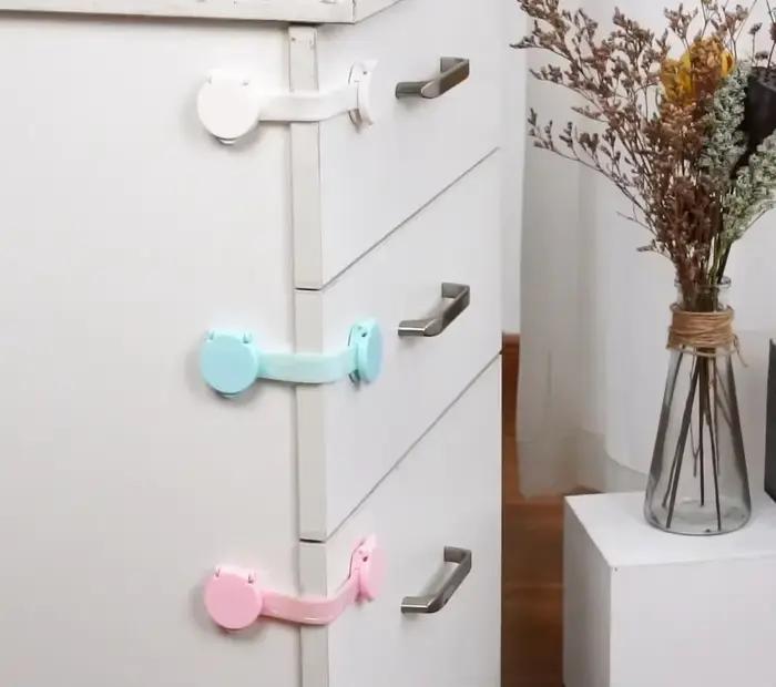 Bébé protéger armoire Protection contre les enfants serrures de sécurité porte sûre réfrigérateur bé