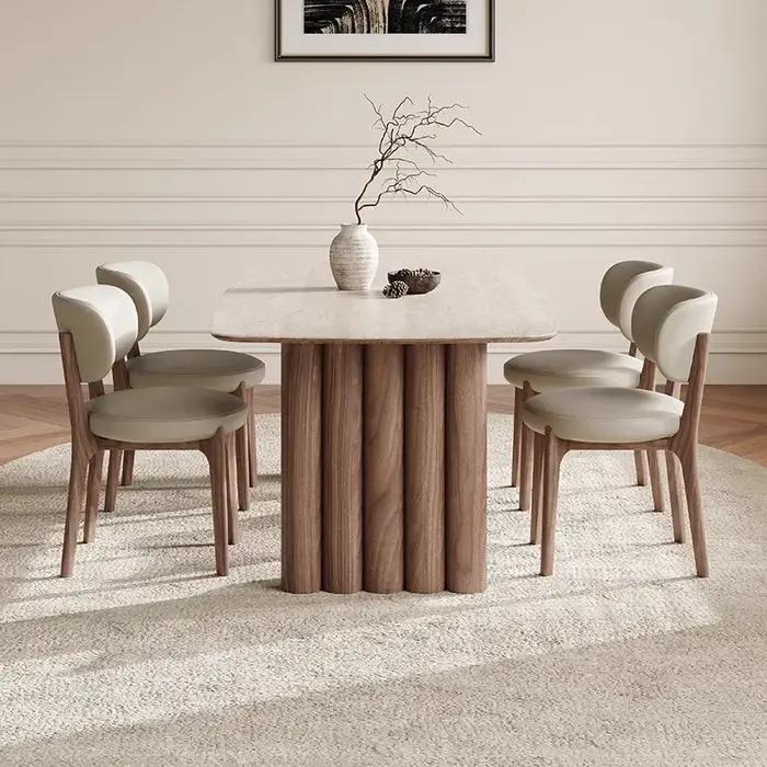 Tables à manger de Style italien rétro simple, design de Restaurant, Table de cuisine d'île moderne