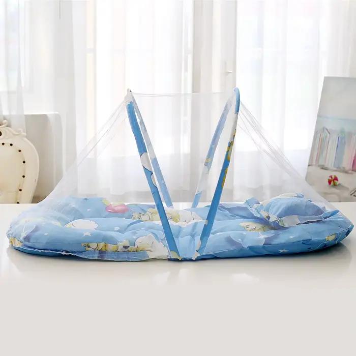 Moustiquaire Portable Pliable Polyester Lit Bébé Tente Jeu Literie Enfant Nouveau-Né Voyage Été Protection Insectes Sécurité Famille