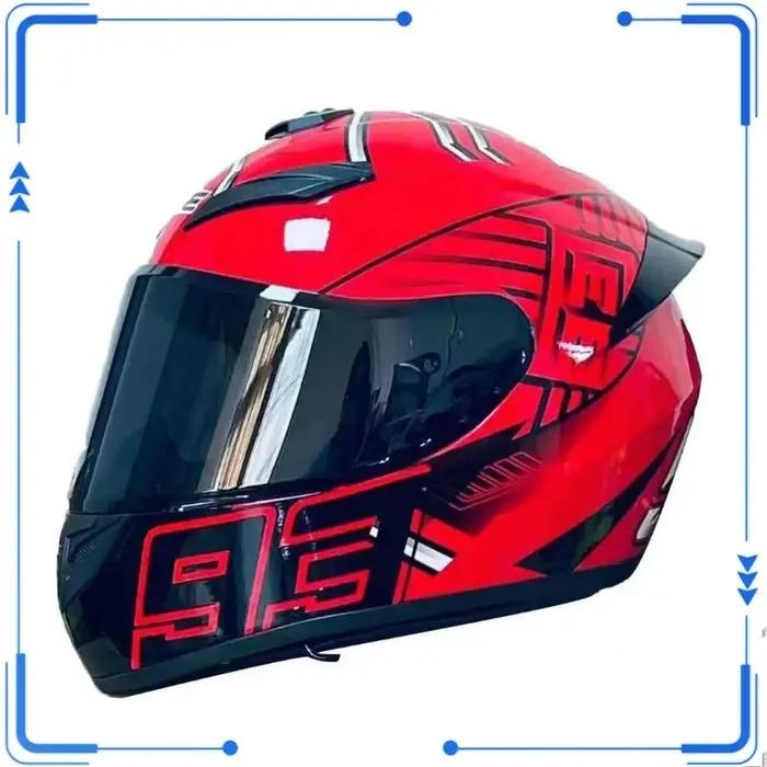 Casque de protection unisexe pour moto, lentille pour touristes, casque de sécurité en coupe transve