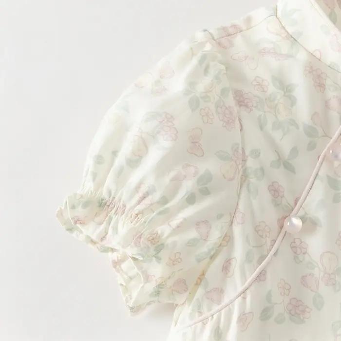 Robes en maille pour filles Dave Bella, robes d'été pour enfants, vêtements pour enfants, robe éléga