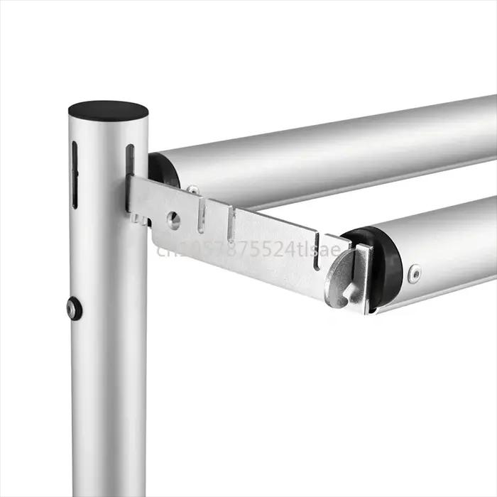 Arc carré de mariage 10x10 pieds, cadre de fond de gaze, support à Double tige en alliage d'aluminiu
