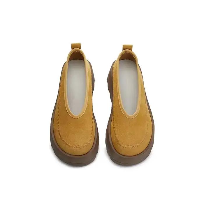 AIYUQI 2026 Mocassins pour femmes, chaussures à plateforme à semelle épaisse, grandes tailles, style