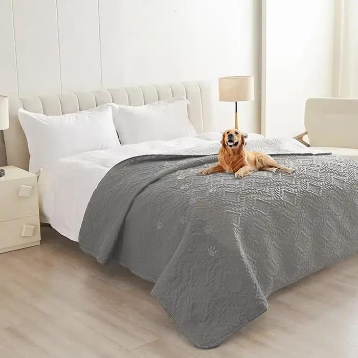 Housse de lit imperméable pour chien, couverture pour meubles, protection de lit, housse de canapé p