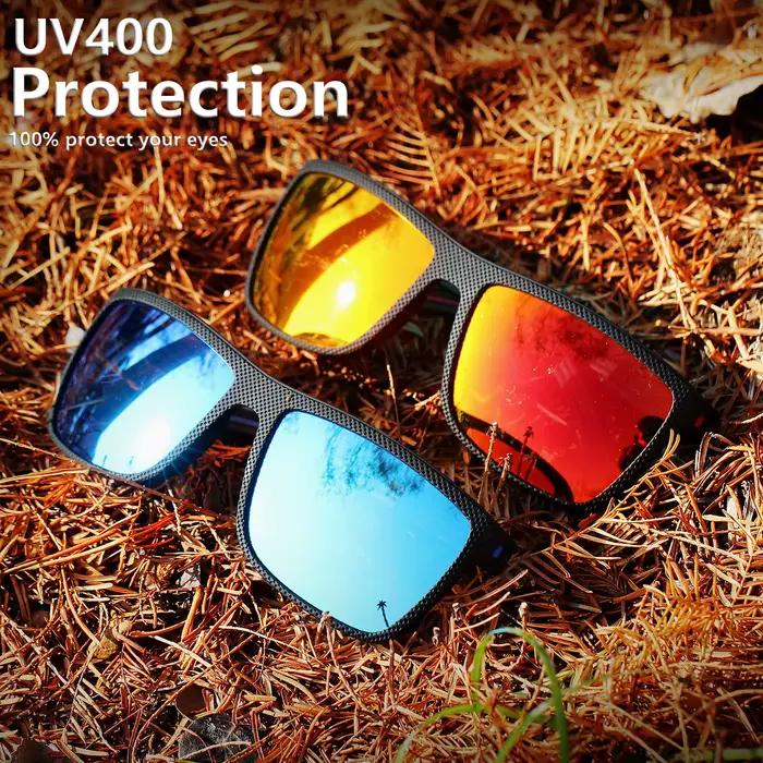 Pack de 3/4 nouvelles lunettes de soleil polarisées colorées pour hommes et femmes adaptées à la con