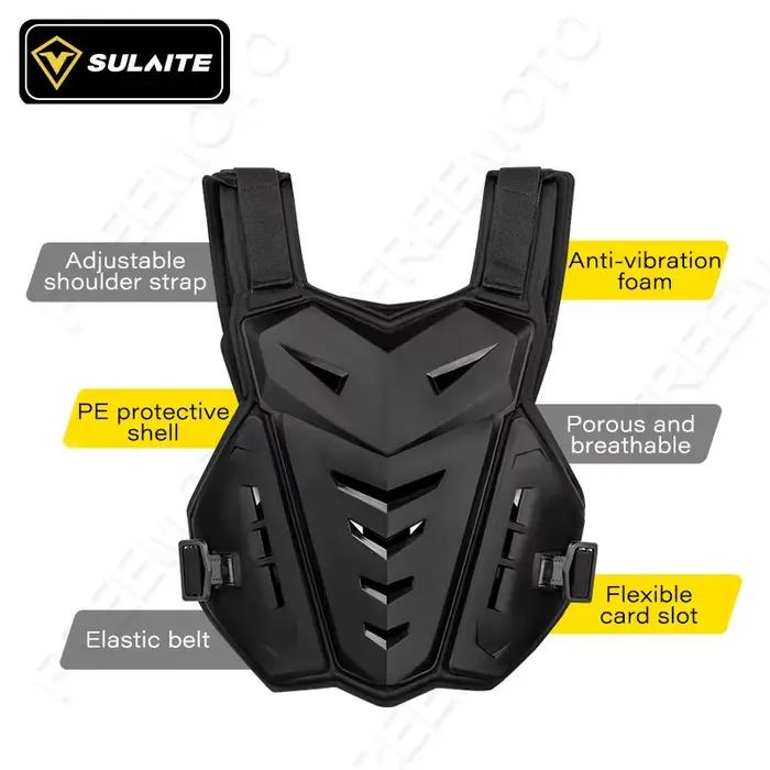 SULAITE Motocross armure corporelle veste de Moto Motocross Moto gilet dos poitrine protecteur tout-