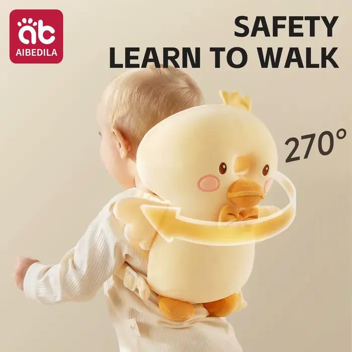 AIBEDILA Coussin de protection anti-chute 3 faces pour bébé, motif animal mignon, pour la tête et le