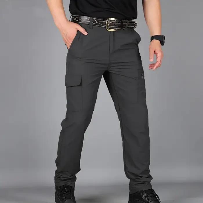Pantalon cargo d'été pour hommes, taille asiatique, pantalon militaire tactique, jogging, trekking,