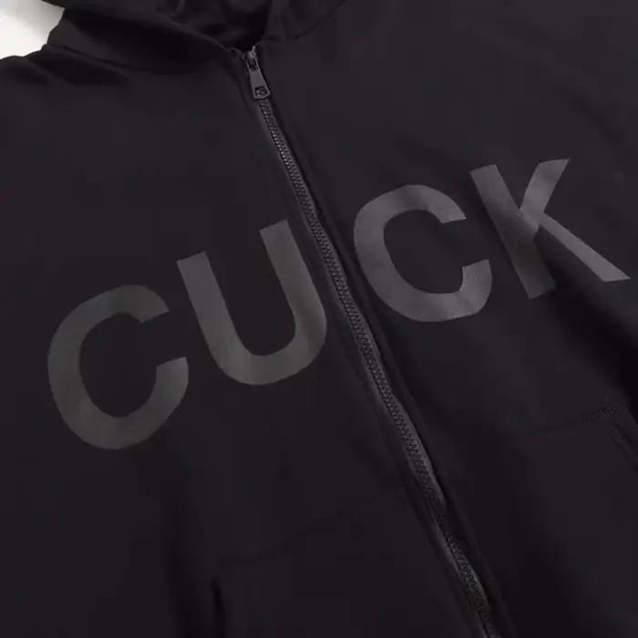 CUCK YZY Kanye nouvel Album préchauffant sweat à capuche avec fermeture éclair hommes femmes meilleu