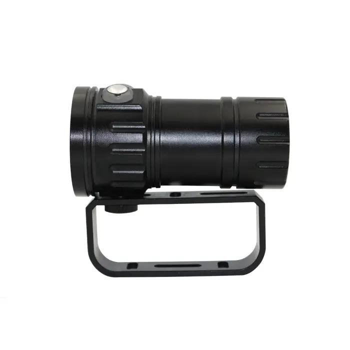 Lampe de poche de plongée sous-marine LED, lumière bleue, blanche, rouge, caméra vidéo de photograph