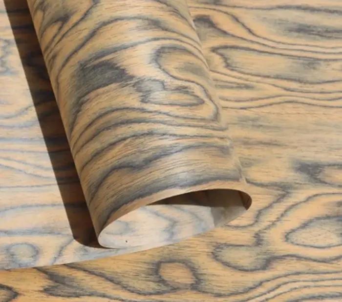 L:2.5 mètres Largeur: 580mm T:0.3mm Technologie Bois Douglas Fir Feuilles de placage Décoration de m