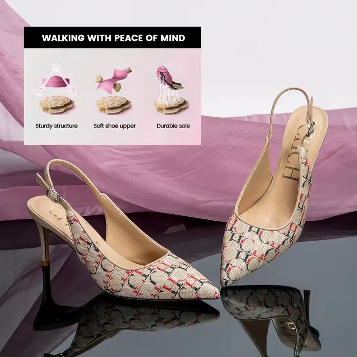 CHCH-Sandales à Talons Hauts de 7cm pour Femme, Chaussures de Soirée de Mariage