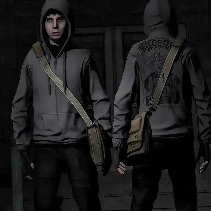 Simon Henriksson sweat à capuche zippé "Scream of Fear" sweat-shirt de jeu de rôle Simon automne/hiv