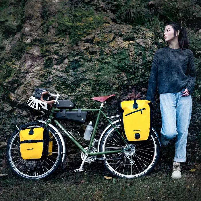 Bal inowalk-Ensemble de sacs de vélo pour voyage longue distance, sac de vélo étanche, sacoche de gu