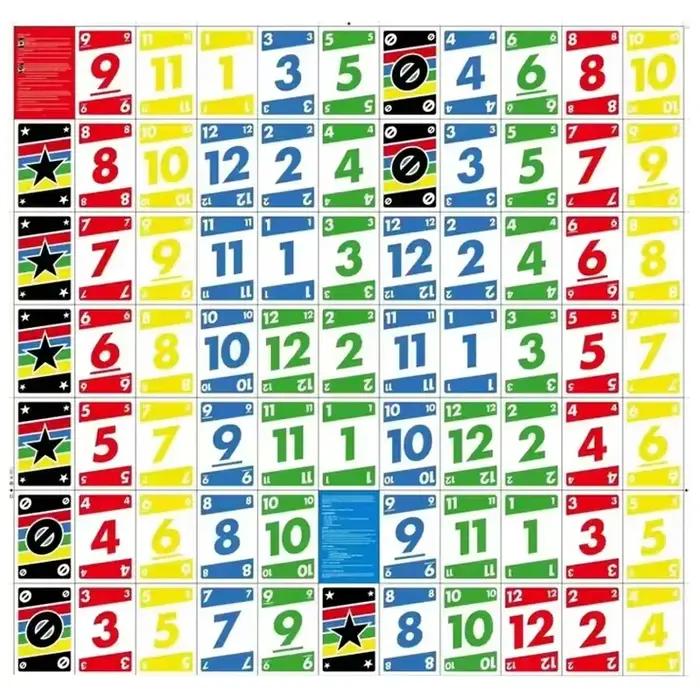2026 Nouvelle vente Phase 10 Kartenspiel, modèles de jouets multijoueurs amusants et amusants, carte