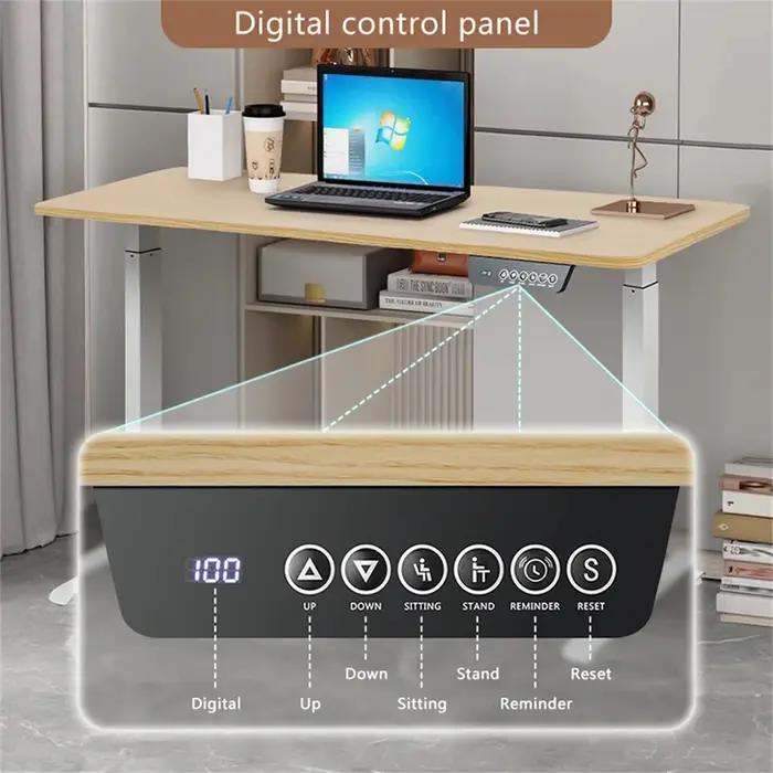 Bureau debout électrique intelligent pour ordinateur portable, bureau à hauteur réglable, table élév