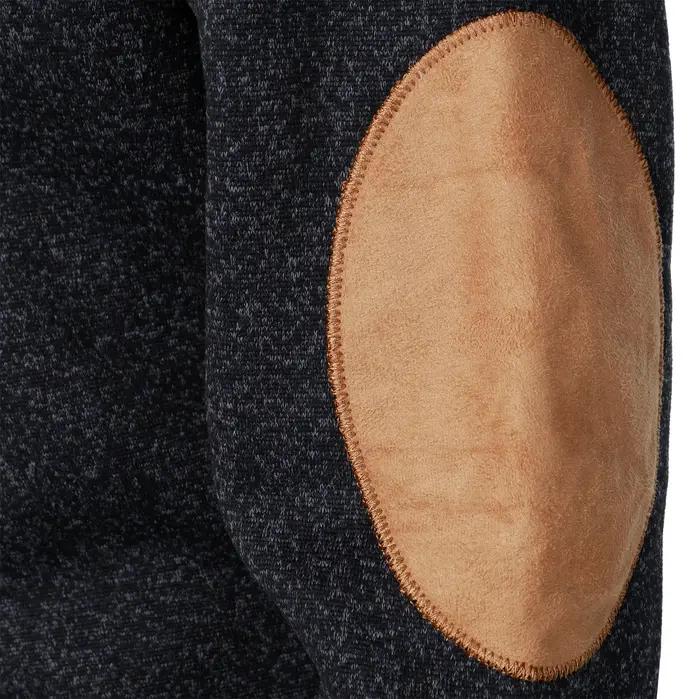 Pull tricoté décontracté à manches longues et col montant pour homme, automne et hiver
