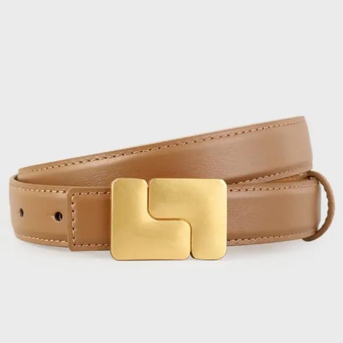 Ceintures en cuir véritable de Style coréen pour femmes, Corsets pour robe, ceintures avec boucle do