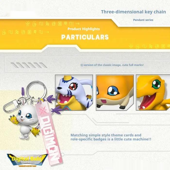 Porte-clés Anime authentique Agyu Beast, ornement suspendu 3D, jouet tendance, pendentifs de collect