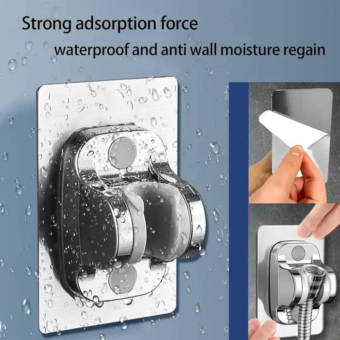 Support de douche réglable avec coussin de siège suspendu pour une expérience de douche relaxante et sans éclaboussures pour salle de bains élégante