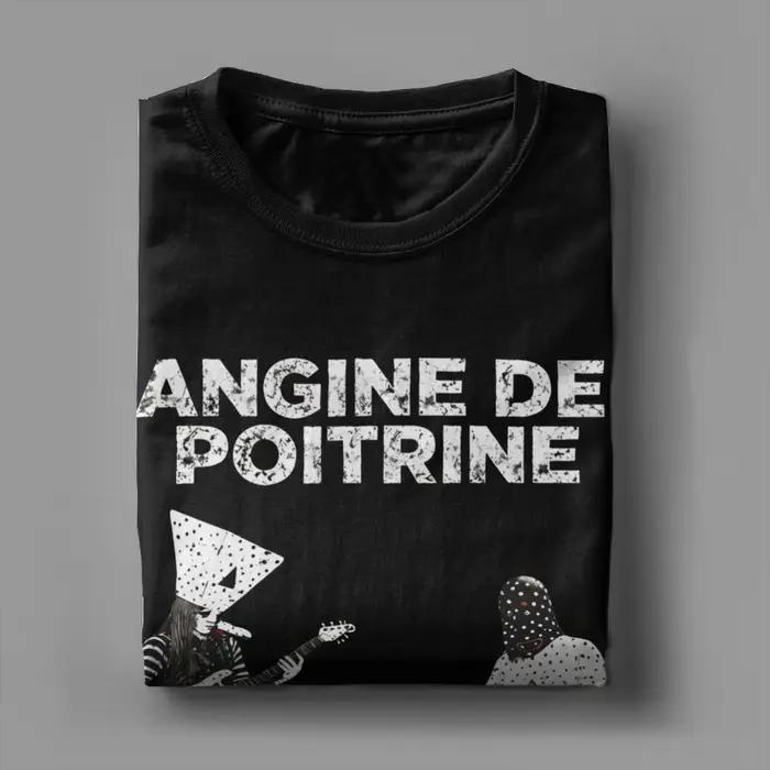 Angine De Poitrine Rock Band Accessoires T-shirts en coton pour hommes et femmes T-shirt tendance