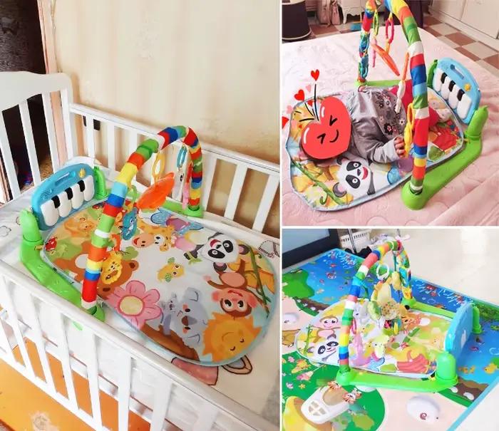 Tapis de jeu pour bébé, support de musique, tapis de jeu pour enfant, Puzzle, clavier de Piano, tapi