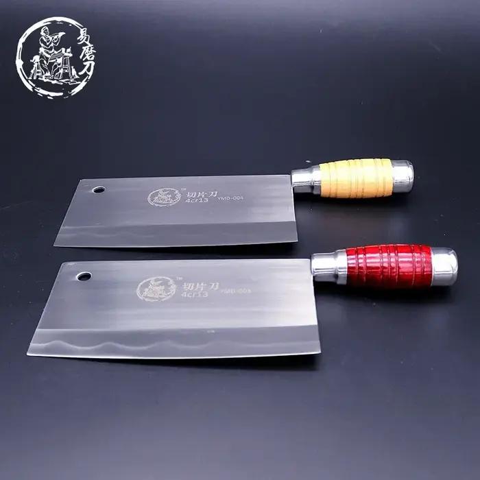 Couteau à couperet tranchant en acier inoxydable, couteau de Chef, couteau de cuisine chinois, coupe
