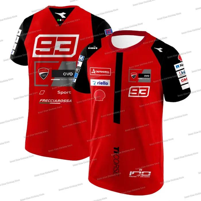 Nouveau T-shirt 2026 Francesco Bagnaia 63 Racing Team pour Hommes, Sport de Plein Air, Séchage Rapid