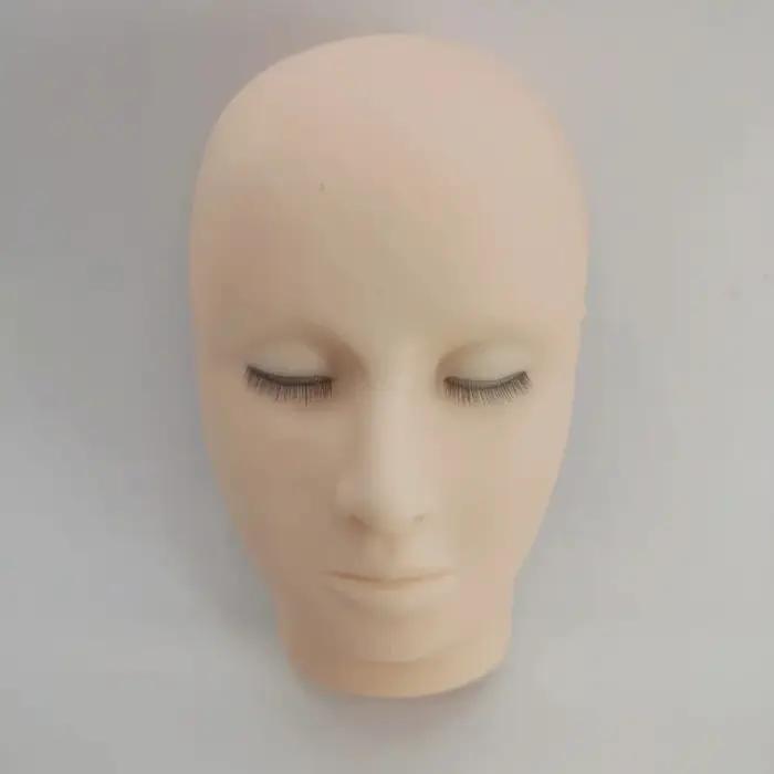 Tête de Mannequin 4D pour la Pratique de l'Extension des Cils, Outils de Formation au Greffage avec
