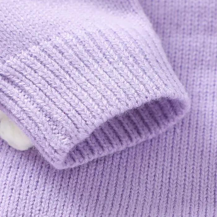 Barboteuse manches longues bébés filles imprimé floral doux combinaison acrylique body nouveau-né