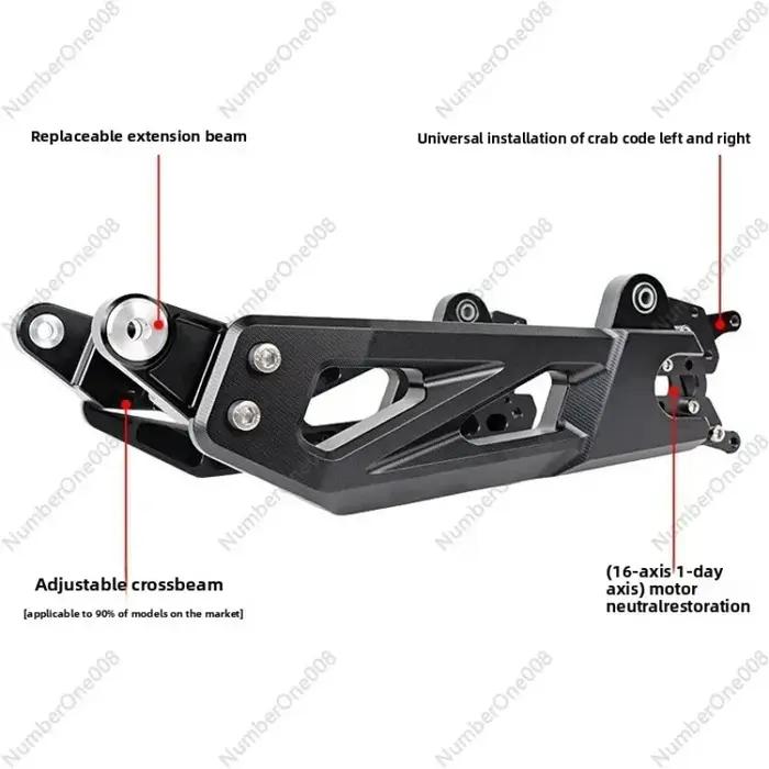 Bras oscillant universel en aluminium 7075 réglable pour moto, remplacement direct pour scooters éle