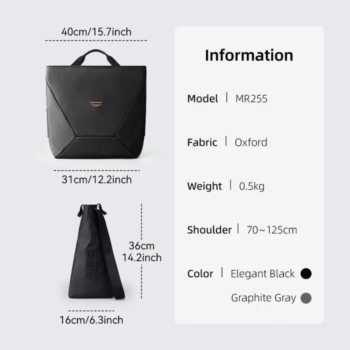 Sac fourre-tout pour homme Mark Ryden, sac à bandoulière Oxford, sac à main multi-usage pour ordinat