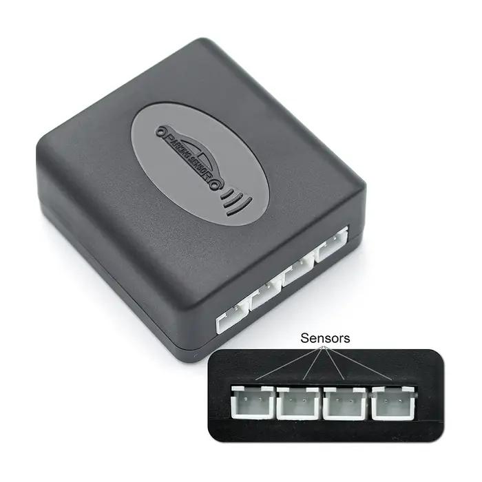 GreenYi voiture Parking capteur Assistant Parktronics 4 noir/argent/blanc 13mm plat capteurs inverse