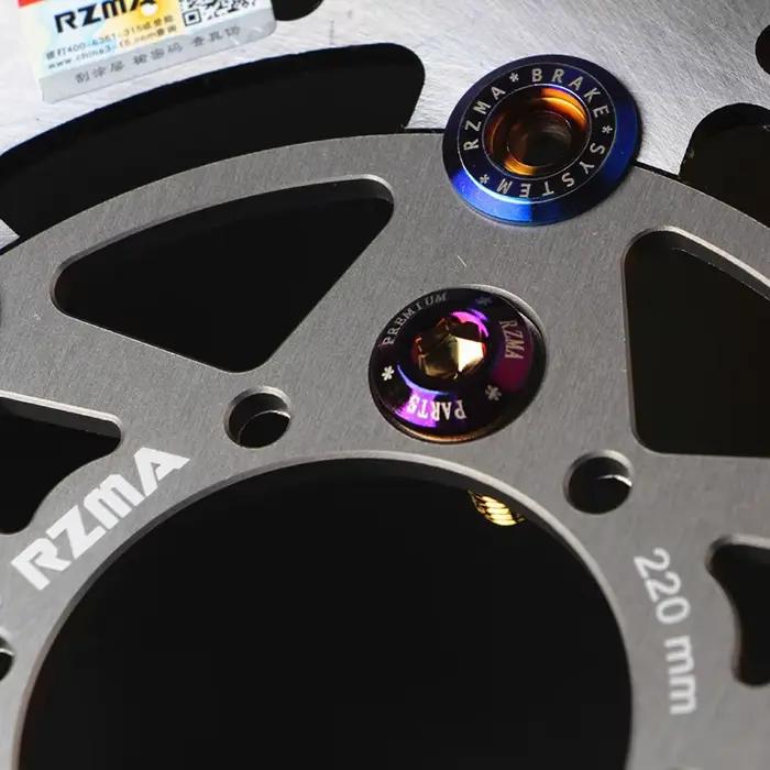Boulons M8 disque en acier inoxydable étrier de Moto disque Rotor vis 25mm 30mm course vélo de rue S