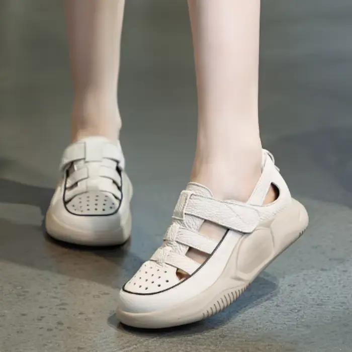 ZXRYXGS 2025 nouvelles baskets d'été sandales femmes maille chaussures décontractées respirantes plate-forme