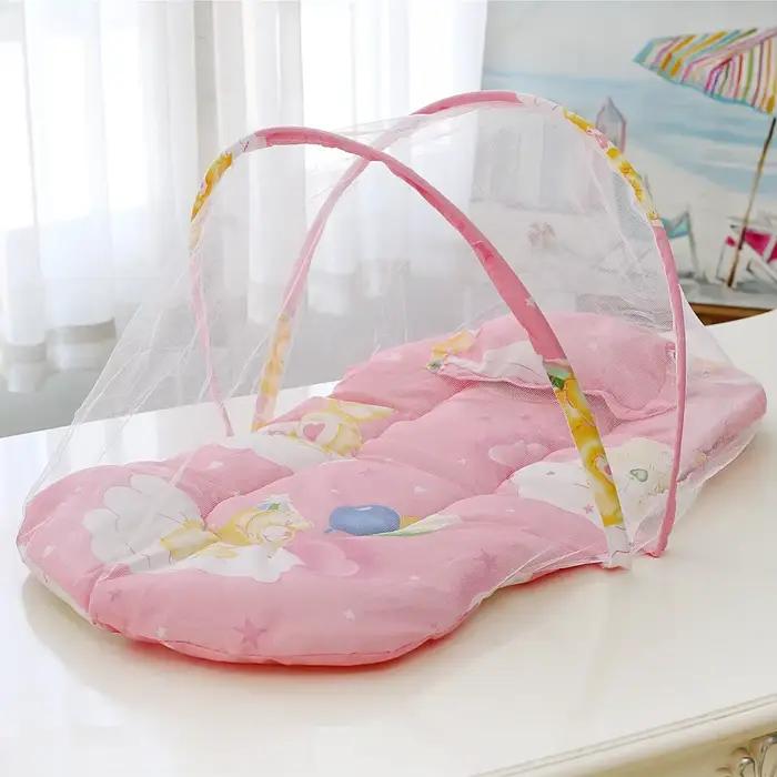 Moustiquaire Portable Pliable Polyester Lit Bébé Tente Jeu Literie Enfant Nouveau-Né Voyage Été Protection Insectes Sécurité Famille